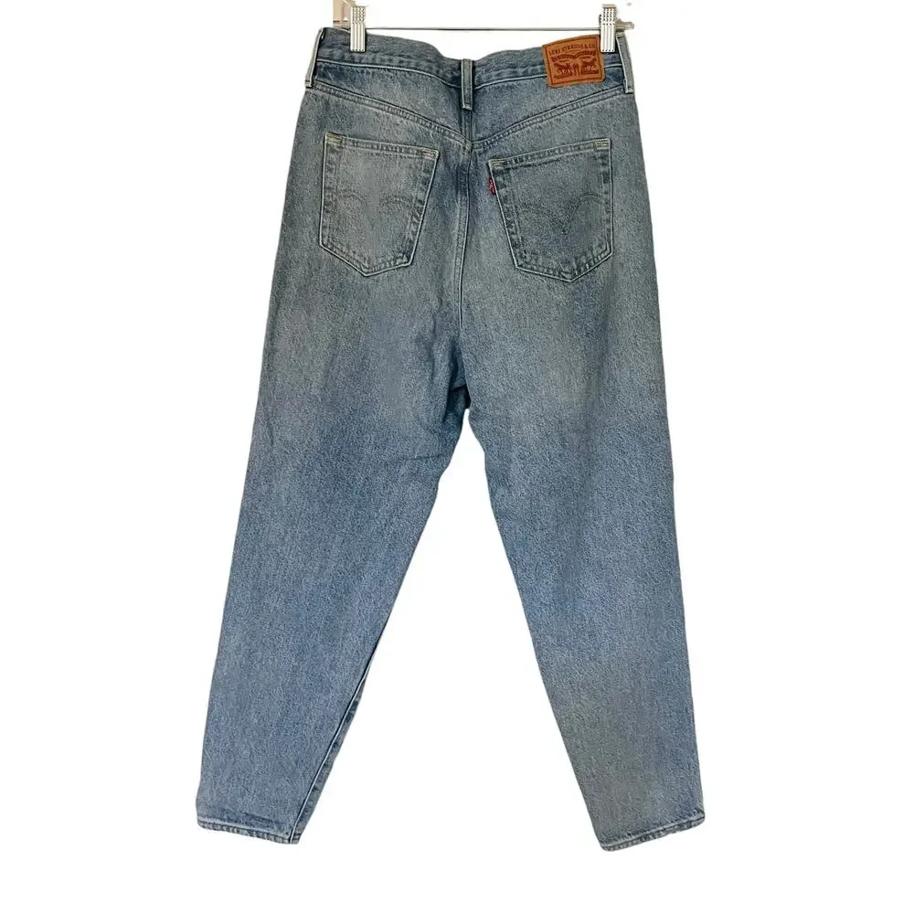 Levi’s High Waisted Distressed Mom Jeans Size 30 - Picture 3 of 9